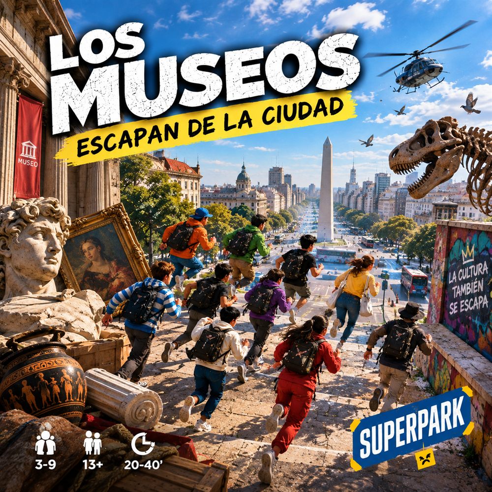 Los Museos 6 · Escapan de la ciudad